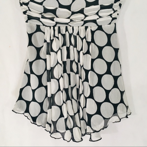 Express Silk Strapless Halter Empire Waist Party - Picture 6 of 7